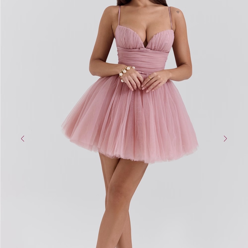 House of CB Used Princess French Rose Tulle Dress